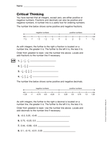Graphs and Number Lines: Critical Thinking (Gr. 6)