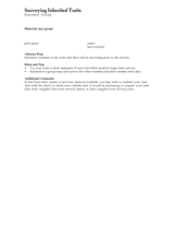Experiment Activity: Surveying Inherited Traits